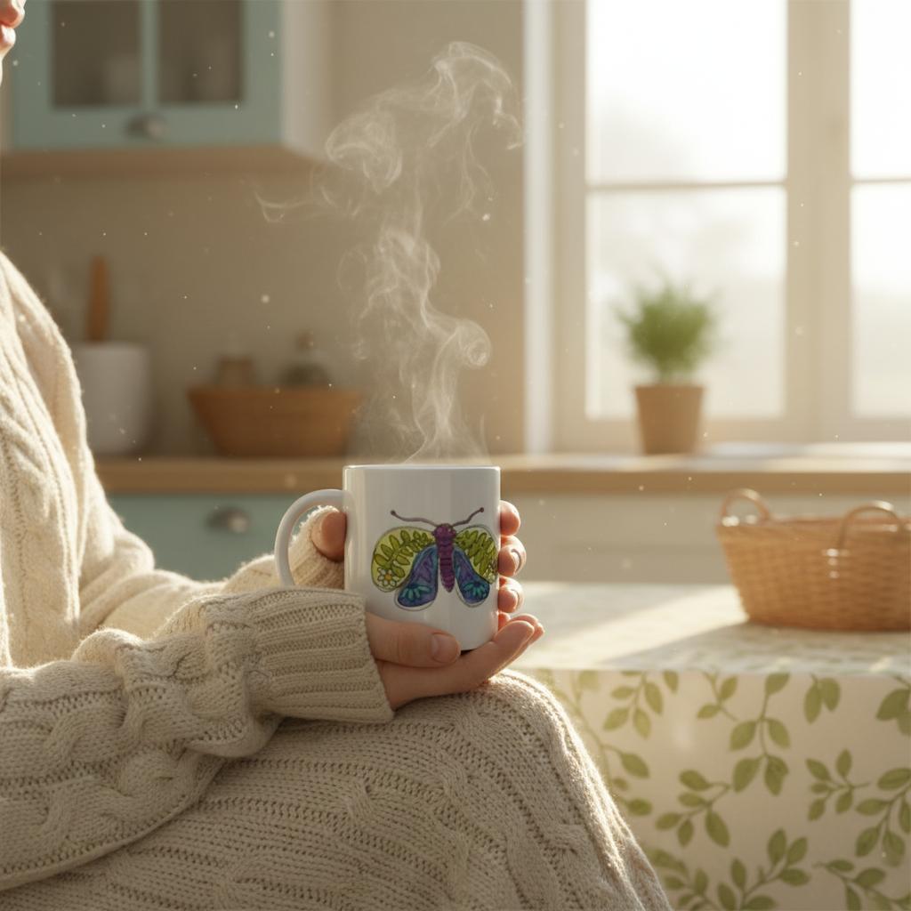 Daisy Moth - Mug