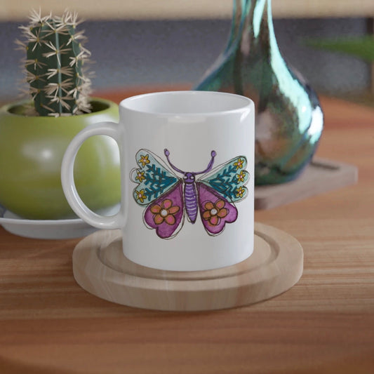 Blueberry Butterfly - Mug