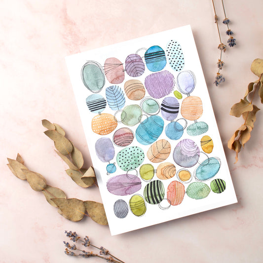 Collecting Pebbles - 10 x Greeting Cards